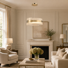 Yiosi Ribbon Round Modern Chandelier