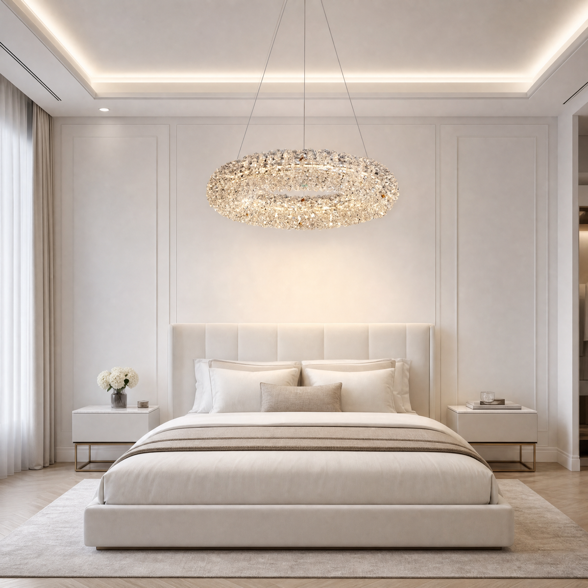Blush Series Crystal Chandelier Style P