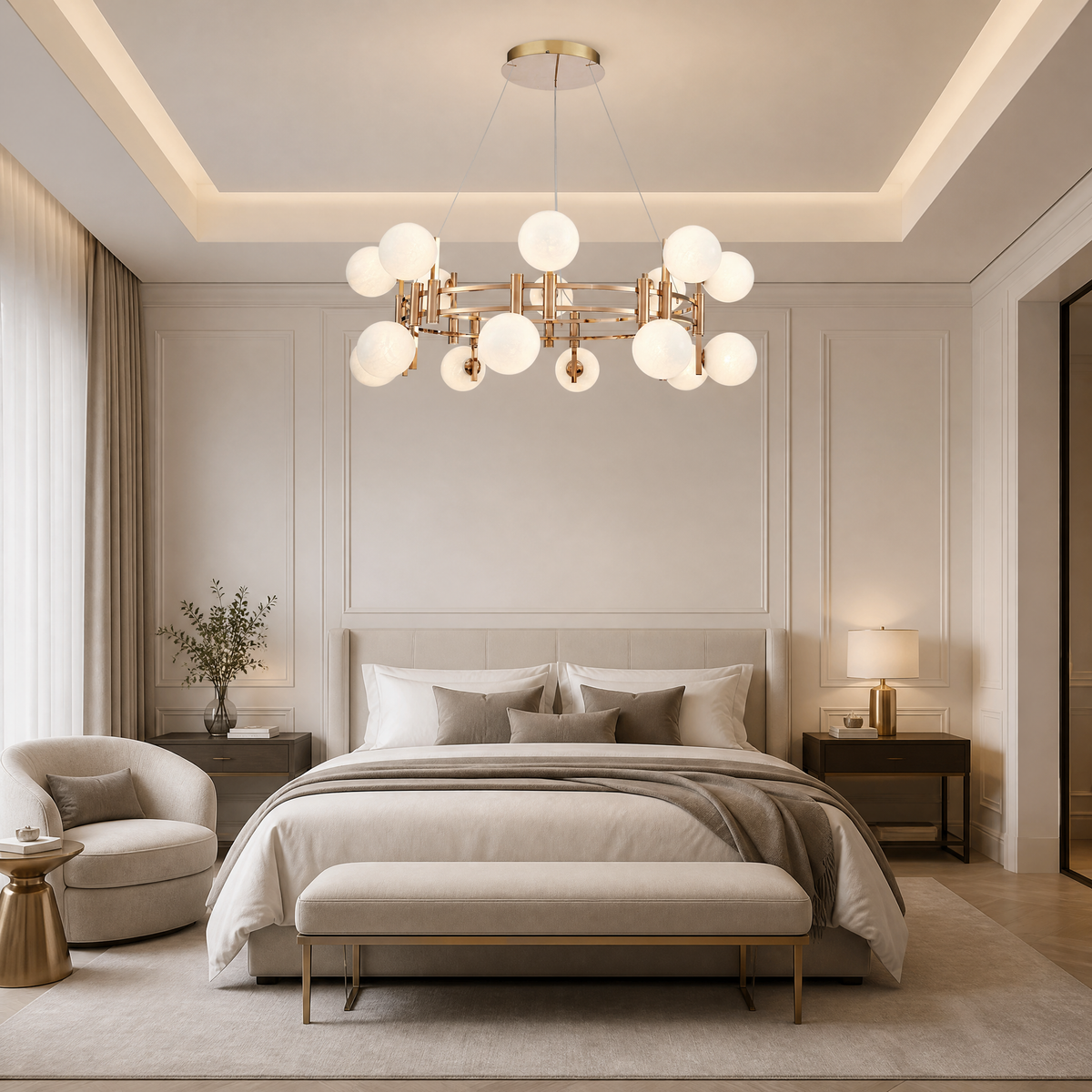 Blush Series Glass Chandelier Style Q