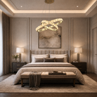 Blush Series Nested Crystal Chandelier Style H
