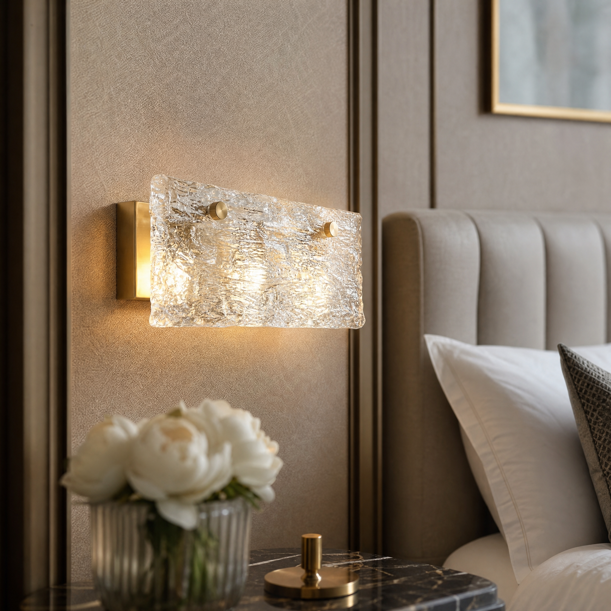Yiosi Series Triple Glass Wall Sconce 16"
