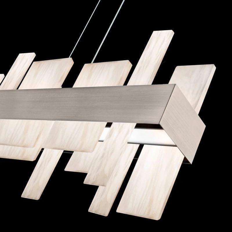 Acropolis 46in LED Linear Alabaster Chandelier-chandeliers for dining room,chandeliers for stairways,chandeliers for foyer,chandeliers for bedrooms,chandeliers for kitchen,chandeliers for living room-Blushlighting