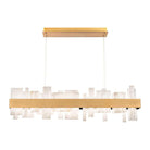 Acropolis 46in LED Linear Alabaster Chandelier-chandeliers for dining room,chandeliers for stairways,chandeliers for foyer,chandeliers for bedrooms,chandeliers for kitchen,chandeliers for living room-Brass-Blushlighting