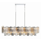 Addis 51'' Modern Linear Chandelier for Dining Room-Chrome-Autumn-