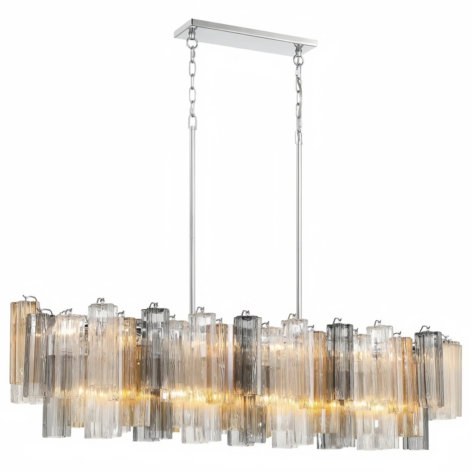 Addis 51'' Modern Linear Chandelier for Dining Room-