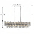 Addis 51'' Modern Linear Chandelier for Dining Room-