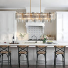 Addis 51'' Modern Linear Chandelier for Dining Room-