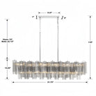 Addis 51'' Modern Linear Chandelier for Dining Room-