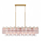 Addis 51'' Modern Linear Chandelier for Dining Room-Brass-Spring-Blushlighting