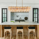 Addis 51'' Modern Linear Chandelier for Dining Room-