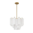 Addis Chandelier 17.8" 19.8" 22" 26.8" 32''D-17.8"-Brass-White-Blushlighting
