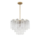 Addis Chandelier 17.8" 19.8" 22" 26.8" 32''D-17.8"-Brass-Clear-Blushlighting