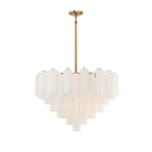 Addis Chandelier 17.8" 19.8" 22" 26.8" 32''D-26.8"-Brass-White-Blushlighting