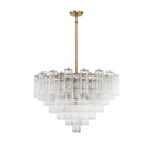 Addis Chandelier 17.8" 19.8" 22" 26.8" 32''D-26.8"-Brass-Clear-Blushlighting