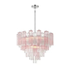 Addis Chandelier 17.8" 19.8" 22" 26.8" 32''D-22"-Chrome-Spring-Blushlighting