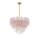 Addis Chandelier 17.8" 19.8" 22" 26.8" 32''D-22"-Brass-Spring-Blushlighting