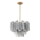 Addis Chandelier 17.8" 19.8" 22" 26.8" 32''D-17.8"-Brass-Smoke-Blushlighting