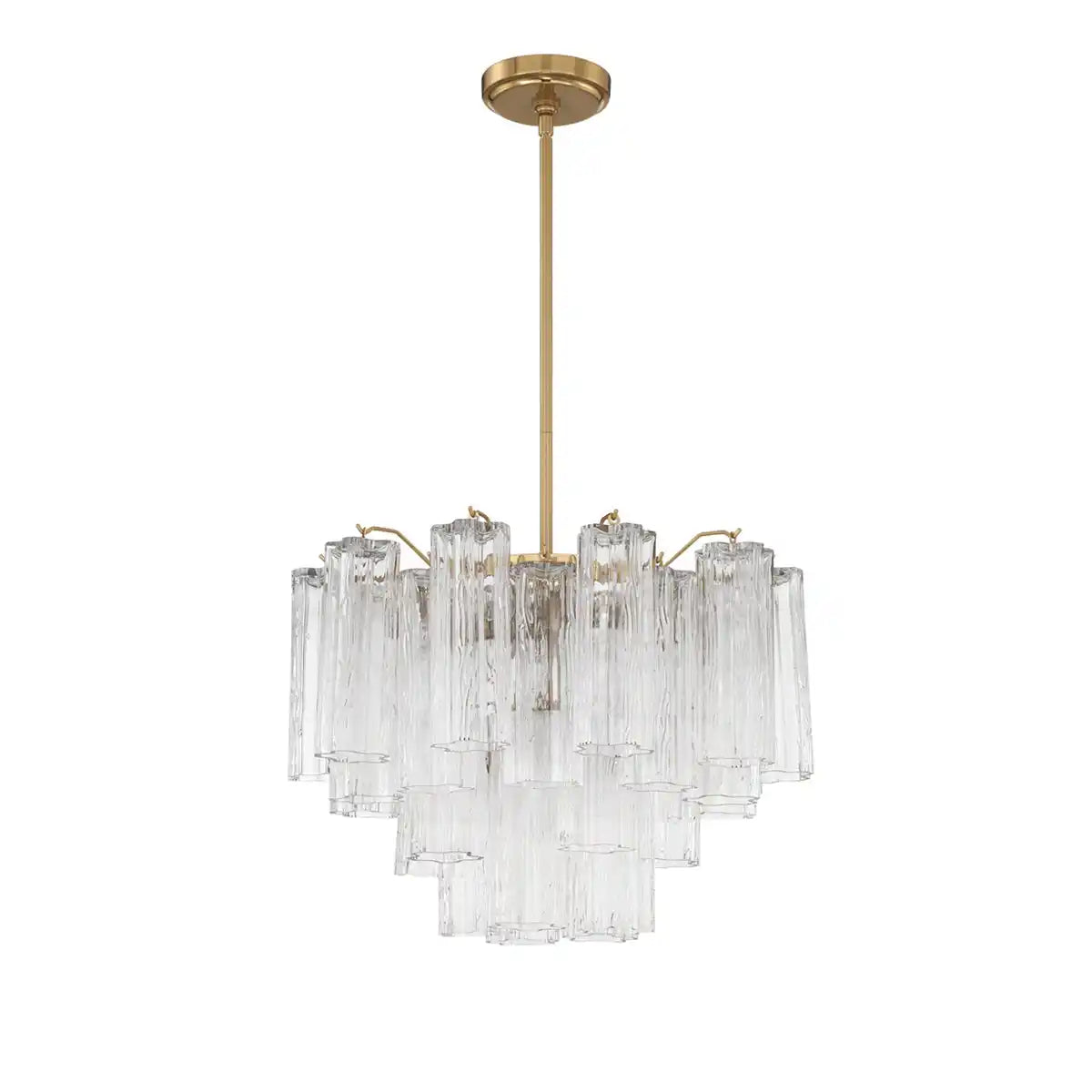 Addis Chandelier 17.8" 19.8" 22" 26.8" 32''D-17.8"-Brass-Clear-Blushlighting