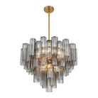 Addis Chandelier 17.8" 19.8" 22" 26.8" 32''D-26.8"-Brass-Smoke-Blushlighting
