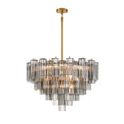 Addis Chandelier 17.8" 19.8" 22" 26.8" 32''D-26.8"-Brass-Autumn-Blushlighting