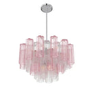 Addis Chandelier 17.8" 19.8" 22" 26.8" 32''D-19.8"-Chrome-Spring-Blushlighting