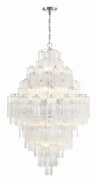 Addis Diamond Chandelier 49''H-Blushlighting