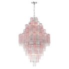 Addis Diamond Chandelier 49''H-Blushlighting
