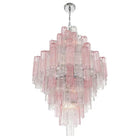 Addis Diamond Chandelier 49''H-Blushlighting