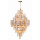 Addis Diamond Chandelier 49''H-Blushlighting