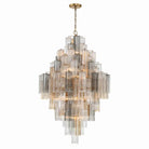 Addis Diamond Chandelier 49''H-Blushlighting