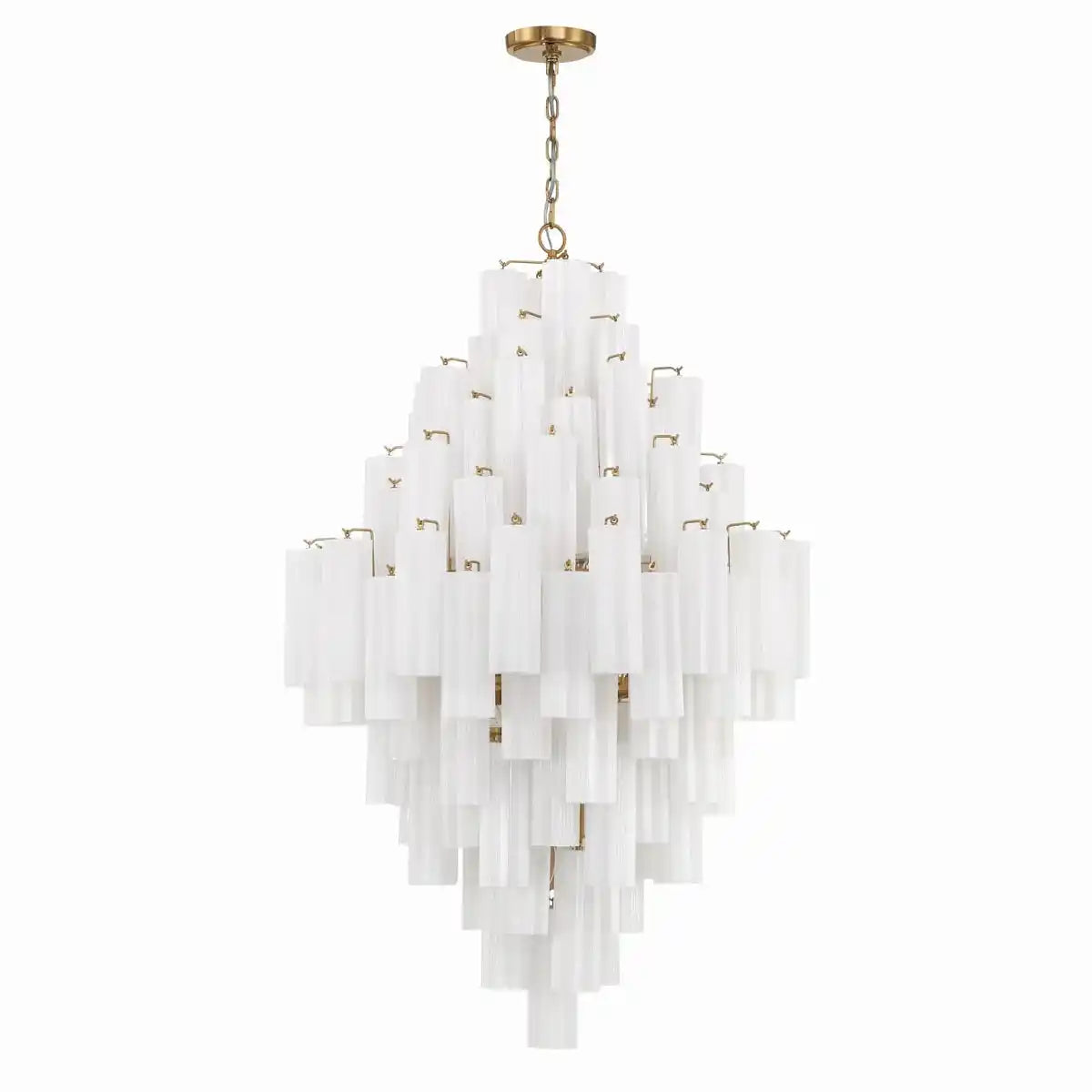 Addis Diamond Chandelier 49''H-Blushlighting