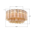 Addis Flushmount 22"/32"-Blushlighting