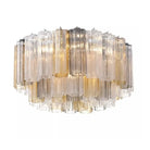 Addis Flushmount 22"/32"-22"-7 Lights-Polished Chrome-Autumn-Blushlighting