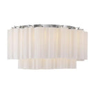 Addis Flushmount 22"/32"-22"-7 Lights-Polished Chrome-White-Blushlighting
