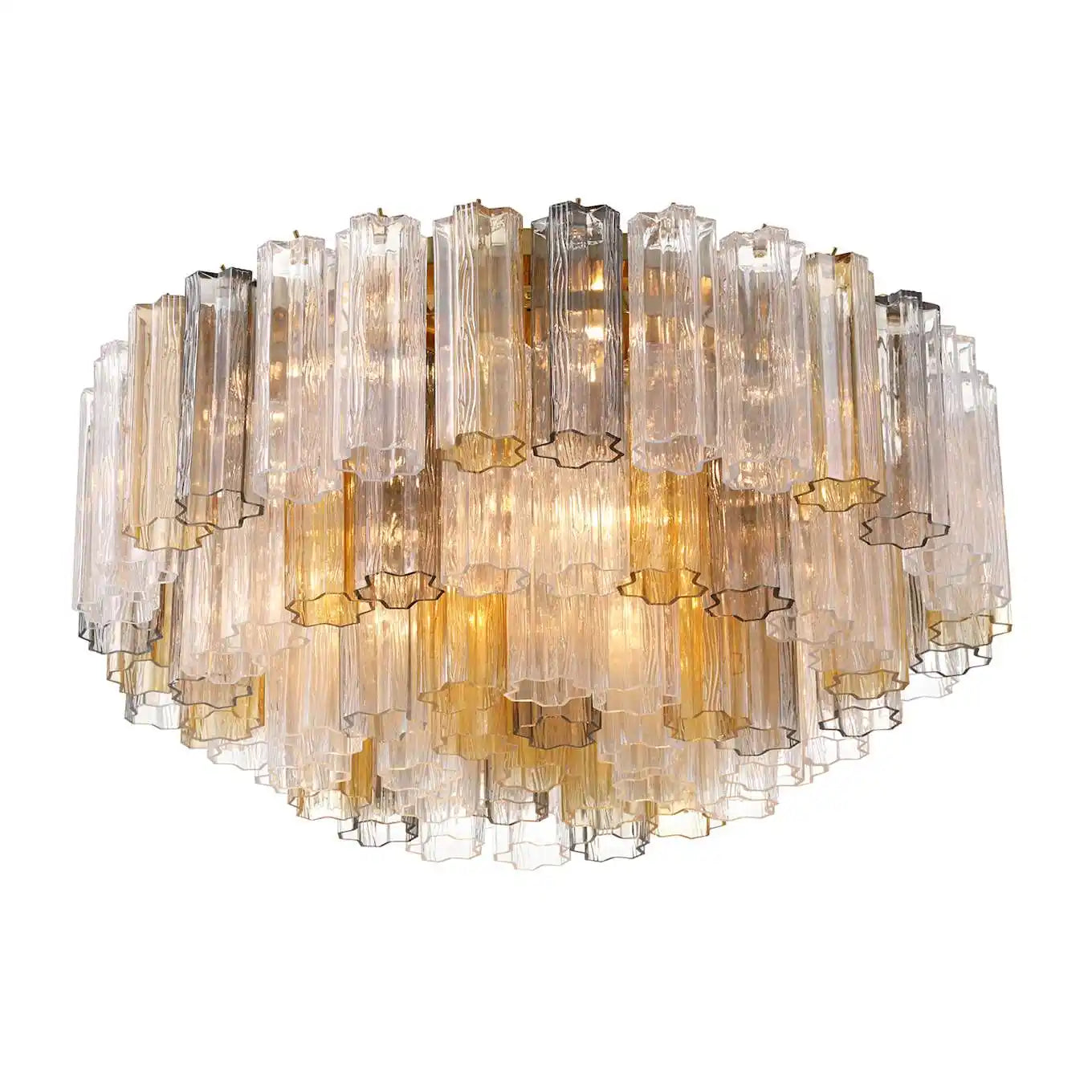 Addis Flushmount 22"/32"-32"-16 Lights-Brass-Autumn-Blushlighting