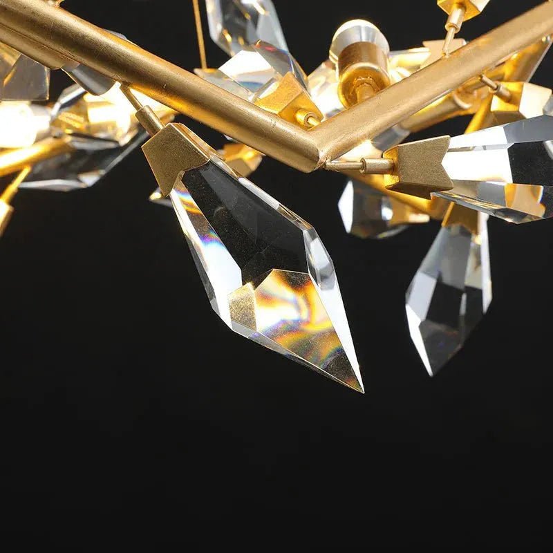 Addison 34" Crystal Chandelier - SilverBlushlighting