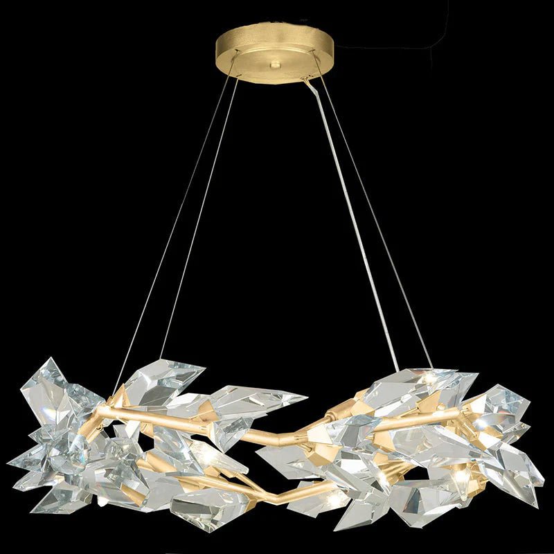 Addison 34" Crystal Chandelier - Blushlighting