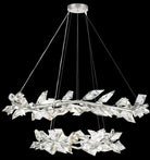 Addison 55" Round Crystal Chandelier - Blushlighting
