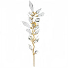 Addison 58" Gold&Silver Crystal Sconce - Silver LeafBlushlighting