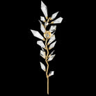 Addison 58" Gold&Silver Crystal Sconce - Gold LeafBlushlighting
