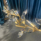 Addison 63.5" Linear Crystal Chandelier - Blushlighting