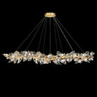 Addison 71" Round Crystal Chandelier-Gold Leaf-Blushlighting