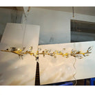 Addison 72" Linear Crystal chandelier - Blushlighting