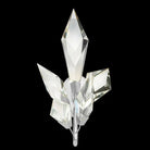 Addison Modern luxury forests 18" Crystal Wall Lamp - Silver LeafBlushlighting