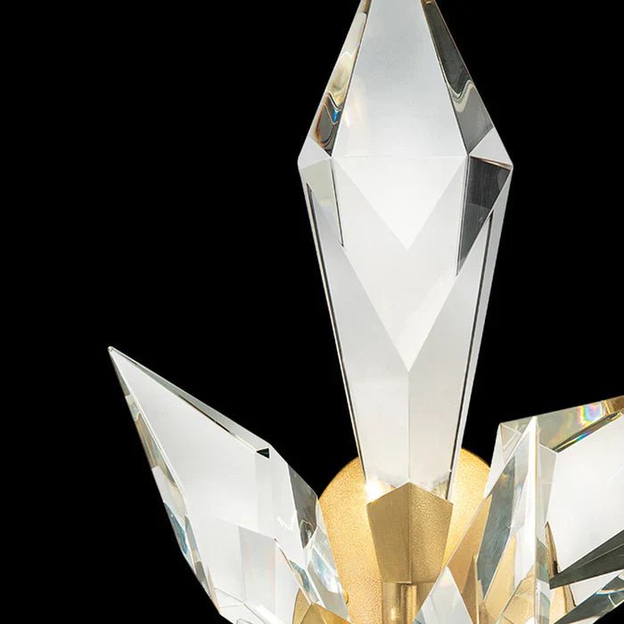 Addison Modern luxury forests 18" Crystal Wall Lamp - Blushlighting