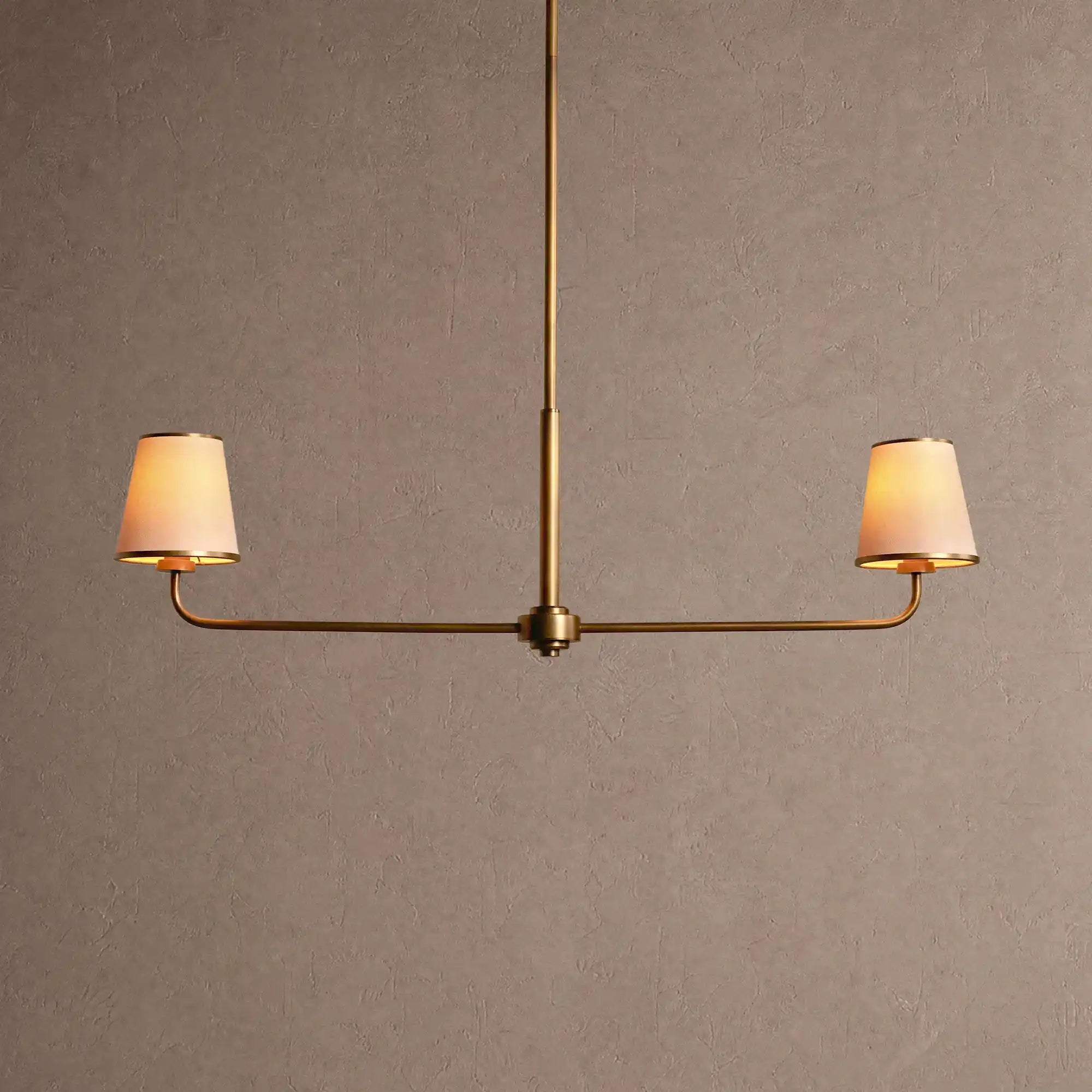 Adria 2-Light Chandelier - FlaxBlushlighting