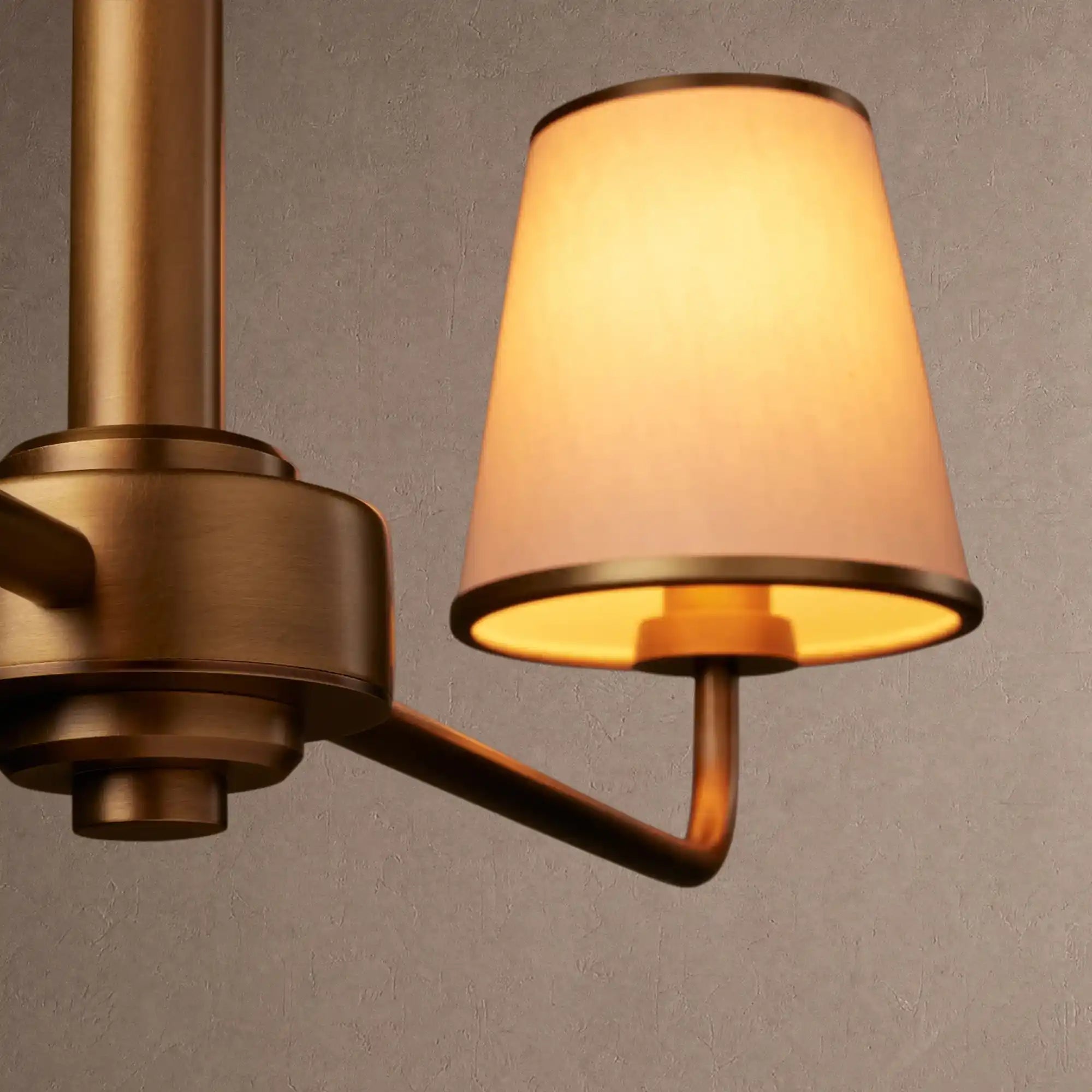 Adria 2-Light Chandelier - Pleated WhiteBlushlighting