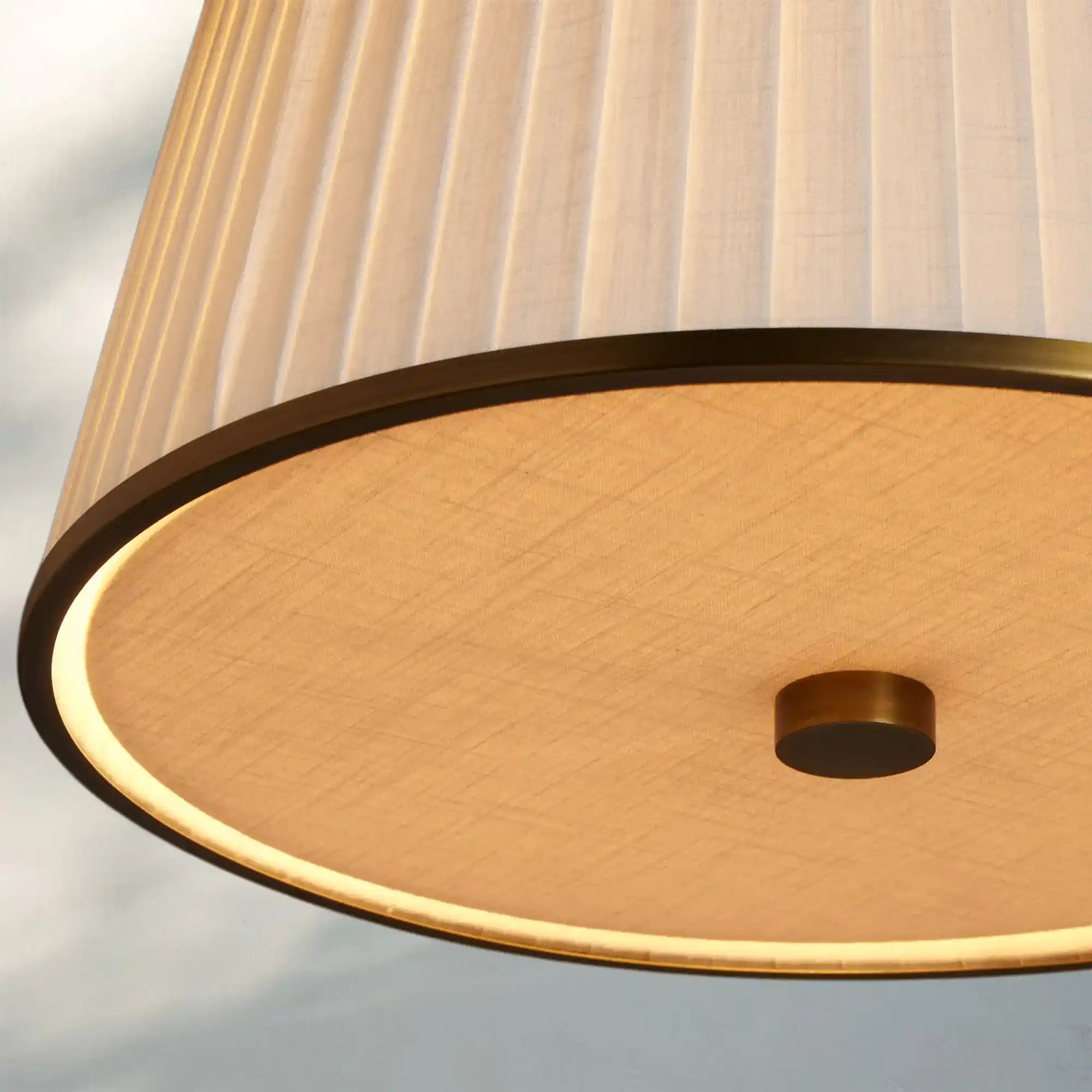 Adria Pendant - Pleated WhiteBlushlighting