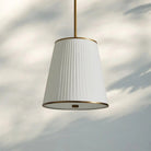 Adria Pendant - Pleated WhiteBlushlighting