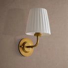 Adria Sconce - Pleated WhiteBlushlighting